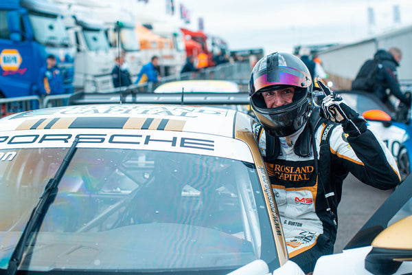 Success for Gus Burton in the Porsche with a Win at Knockhill