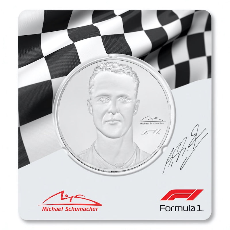 michael schumacher mountainbike Michael Schumacher 2.5 oz Silver Coin 2022