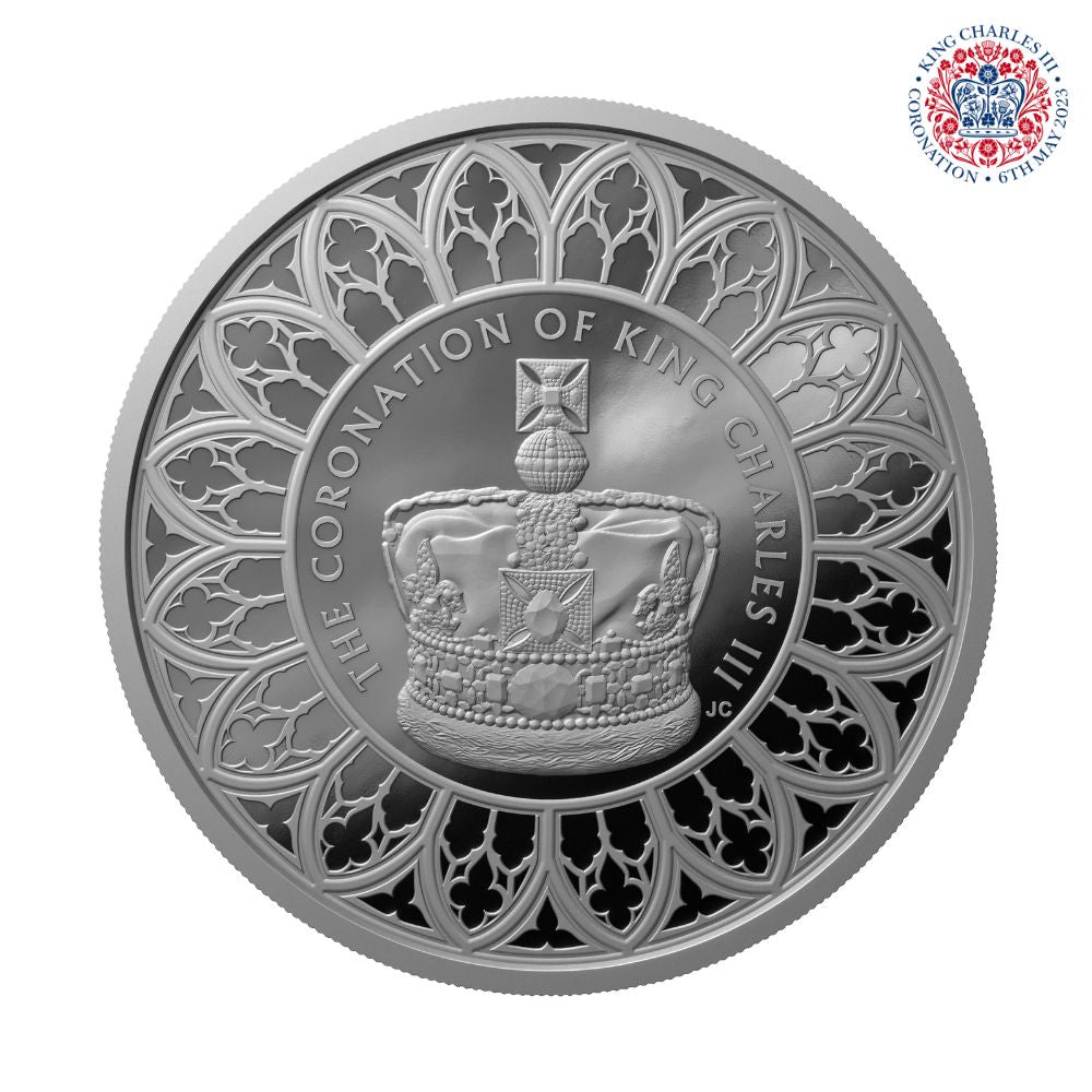 The Coronation of King Charles III 5oz Silver £25 Coin Rosland Gold