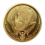 South Africa 2020 Big Five Rhino & Krugerrand 1oz Twin Set
