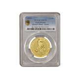 The Queen's Beasts 2020 24k Gold White Lion PCGS-graded MS70