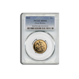 PCGS-Graded British Sovereign £1 Elizabeth II 2014 MS68
