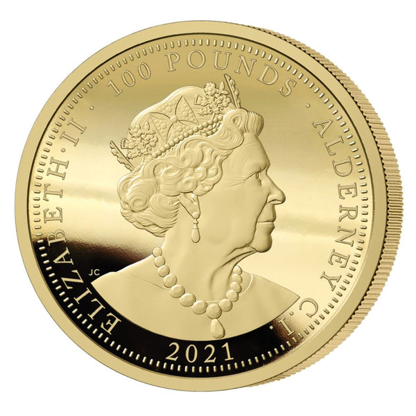 PCGS-graded Una & The Lion 1oz 24k Gold £100 Coin