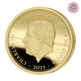 The Coronation of King Charles III Royal Standard 1oz 24k Gold £100 Coin