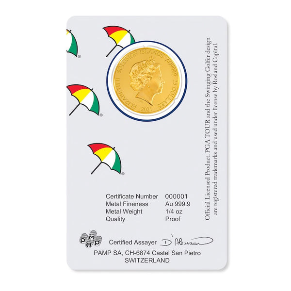 Arnold Palmer 2021 0.25oz Gold Coin