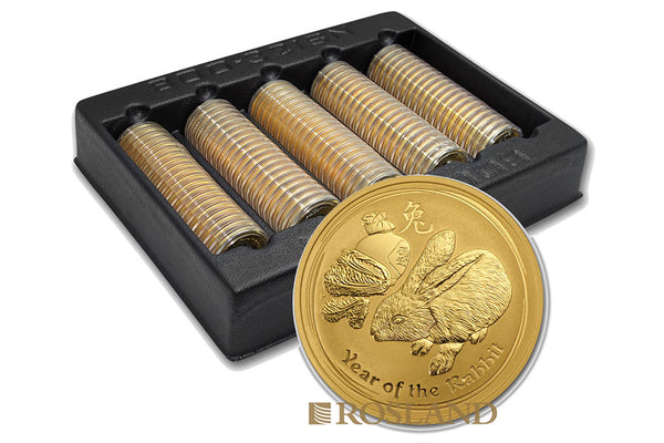 2011 perth mint lunar 2goldmuenze hase 100er masterbox