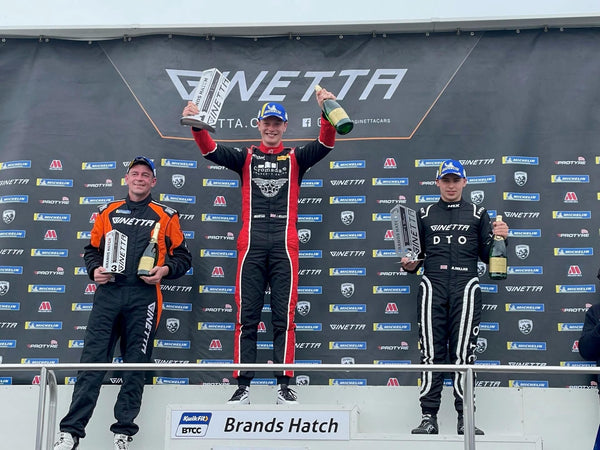 A Clean Sweep for James Kellet at Brands Hatch in the G56 Ginetta