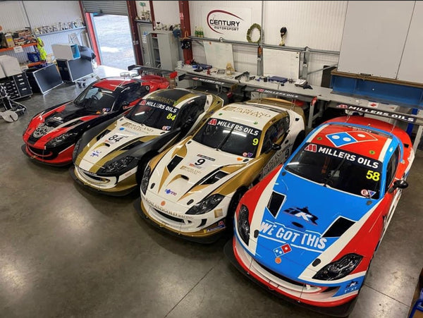 Century Motorsport'#s Ginetta Stable for Donington Park