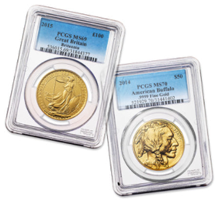 gold graded coins