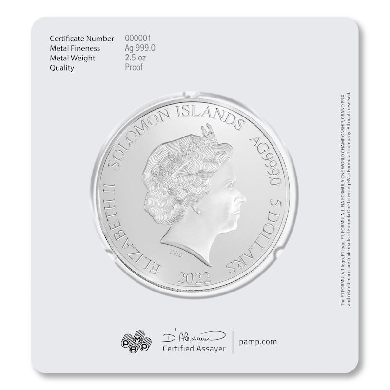 Michael Schumacher 2.5 oz Silver Coin 2022