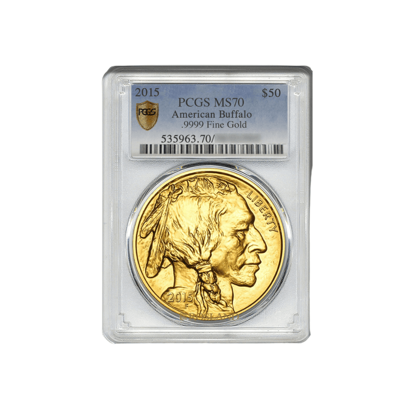 American Buffalo 1oz (PCGS graded) 2015 MS70