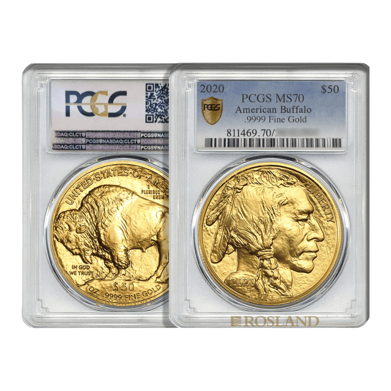 American Buffalo 1oz (PCGS graded) 2020 MS70 First Strike