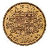 PGCS-graded Canada Hoard $5 George V MS61 (Single Coin)
