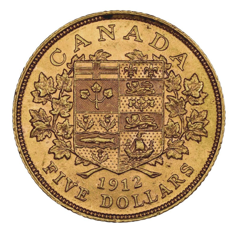 PGCS-graded Canada Hoard $5 George V MS61 (Single Coin)