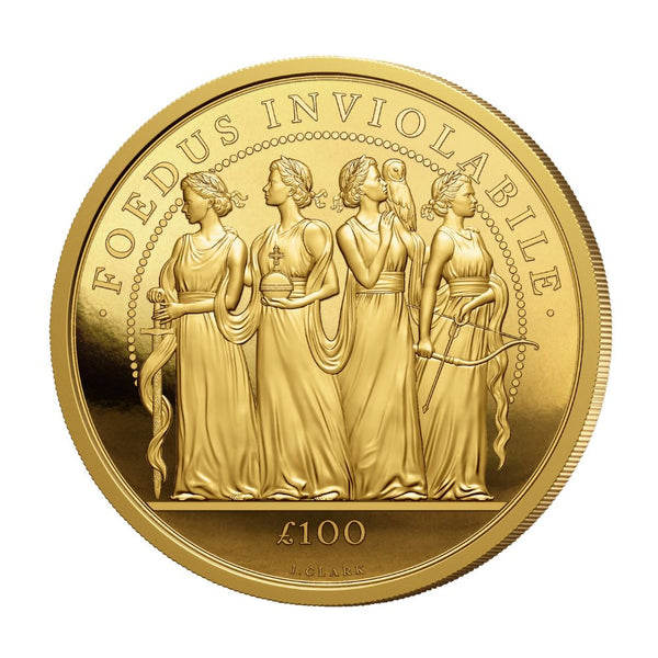 Four Graces 24k Gold £100 Coin