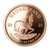 South Africa 2021 Big Five Leopard & Krugerrand 1oz Twin Set