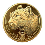 South Africa 2020 Big Five Leopard 1oz Gold Coin