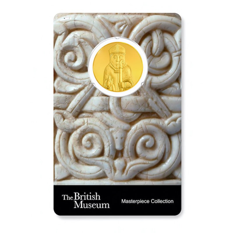 British Museum Lewis Chessmen - The Bishop - 1/4 oz Gold Coin 2023