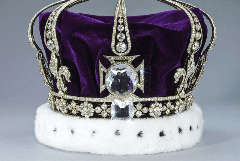 The Koh-I-Nur diamond is one of the most famous jewels in the British Crown Jewels.