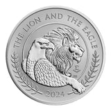 PCGS-graded Silver Lion & Eagle 2024 MS64