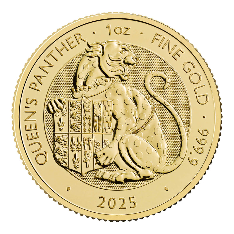 Royal Tudor Beasts 2025 Queen's Panther 1oz PCGS-graded