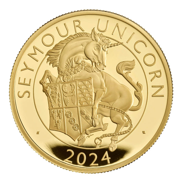 Royal Tudor Beasts 2024 Seymour Unicorn 1oz PCGS-graded