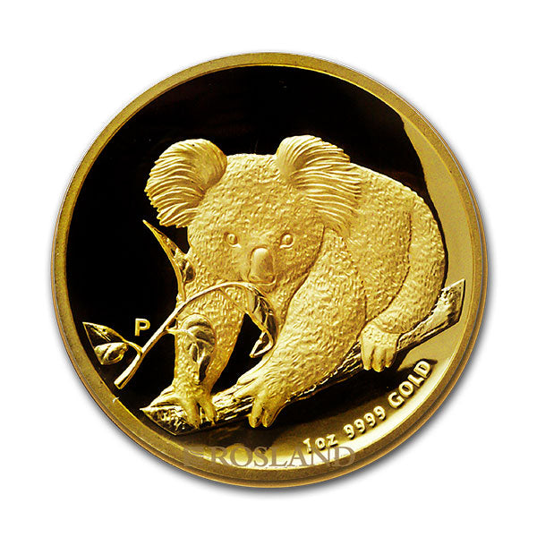 1 ounce gold coin 2010 australia koala pr70dcam fs hr back