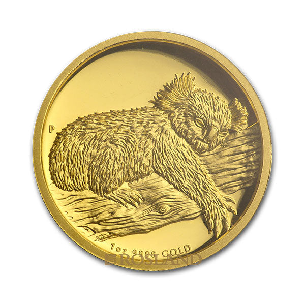 1 ounce gold coin 2012 australia koala pr70dcam fs hr back