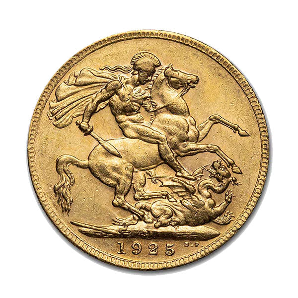 1 sov George V back