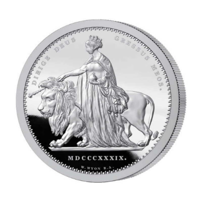 Una & Lion 2019 1kg Proof Silver £100 Coin