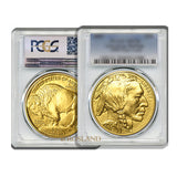 2007 goldmuenze 1 unze-american-buffalo-blister pcgs ms70 vorderseite