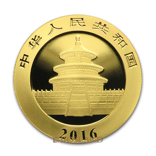 2016 Chinese Panda Gold coin