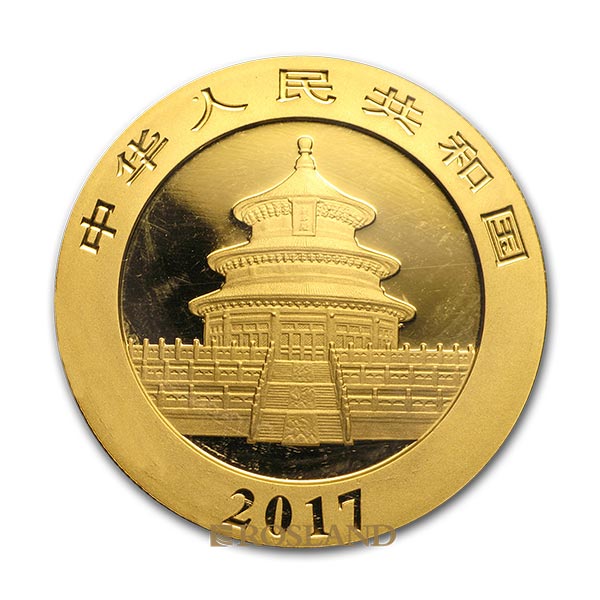 2017 Chinese Panda Gold coin