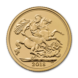 PCGS-Graded British Sovereign £1 Elizabeth II 2018 MS67