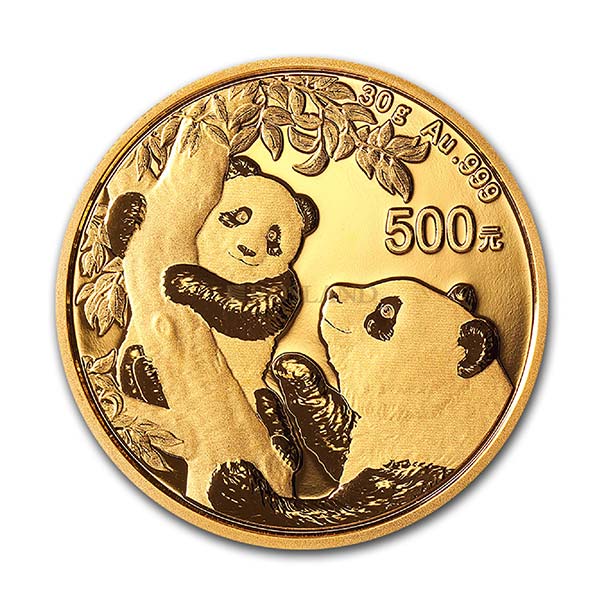 30g 2021 China Panda Gold Front
