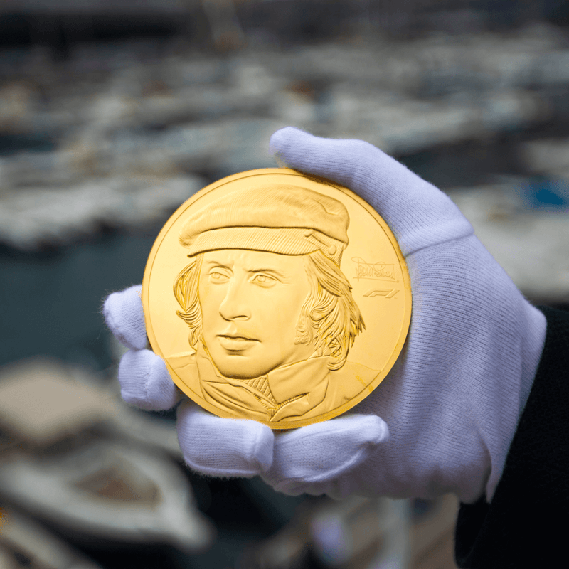 Sir Jackie Stewart 1kg $100 Gold Coin - Only Two Exist!