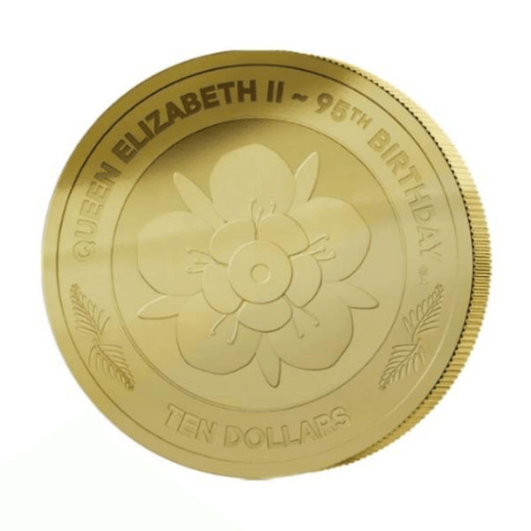 Queen Elizabeth II 95th Birthday 2021 0.999 Gold 0.25oz Twenty Dollars Coin