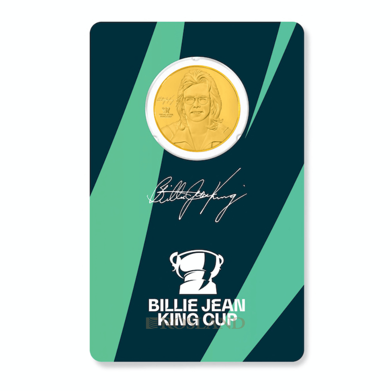 Billie Jean King Cup 2022 0.25oz Gold Coin