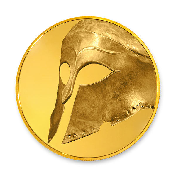 British Museum Greek Helmet Gold Coin Reverse