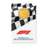 Formula1 British Grand Prix-70th-Anniversary-1-4oz Gold Rosland Exclusive