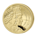 PCGS-Graded Platinum Jubilee of Queen Elizabeth II 2g, 4g, 8g 22k Gold Sovereign Set
