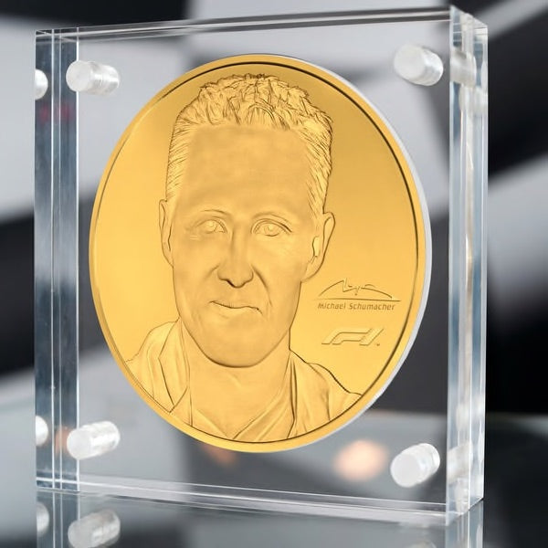 Michael Schumacher 2019 91oz Gold Coin
