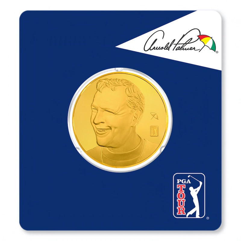 Arnold Palmer 2021 1.5oz Gold Coin