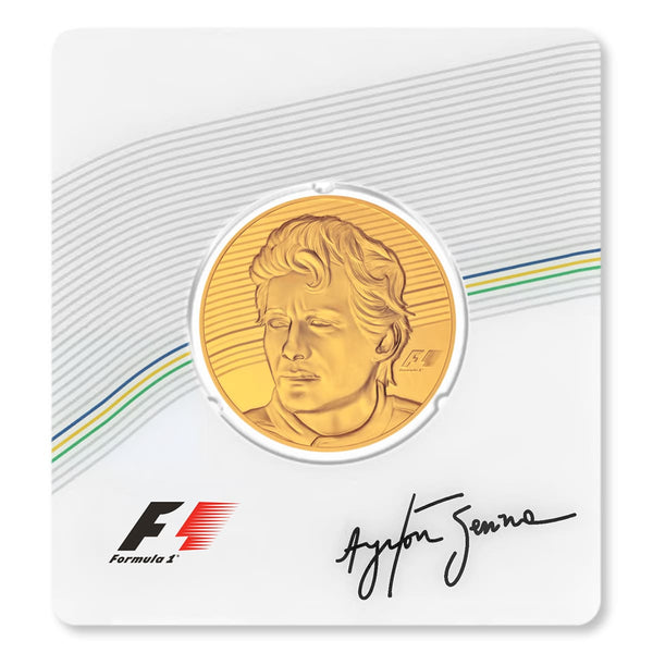 ayrton-senna 2.5 oz gold silver box set