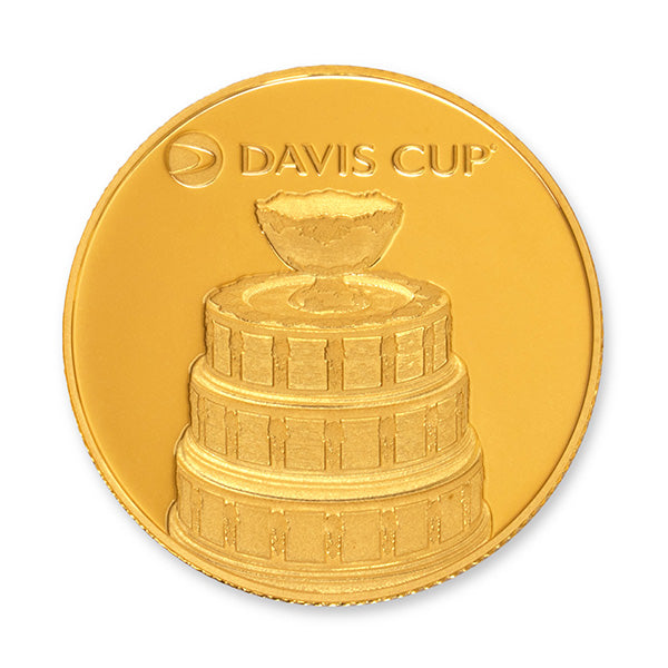 davis cup gold coin