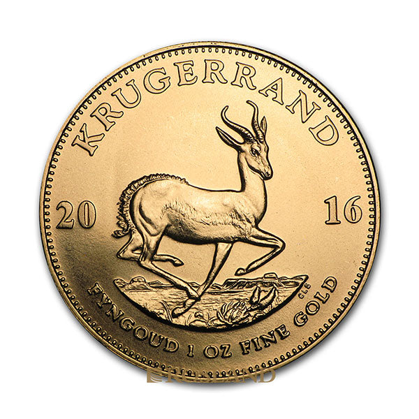 gold coin 1 ounce krugerrand front