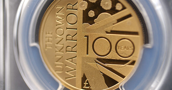 unknown warrior £5 gold front