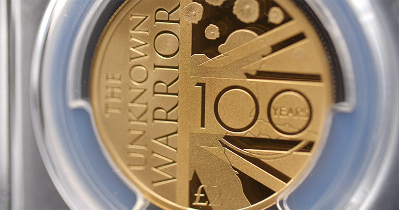 unknown warrior £5 gold front